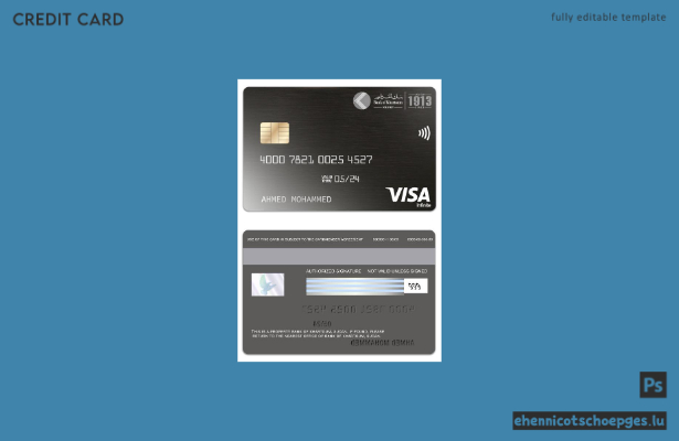 Beispielvorschau der Sudan Bank of Khartoum Visa Infinite Karte